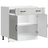 Kitchen Base Cabinet Lucca Concrete Grey Engineered Wood 853741