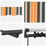 Retractable Awning Green 300 x 200 cm Fabric 3329610