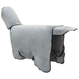 Horse Blanket Full Light Grey and Pink 155 cm Polyester 42013295