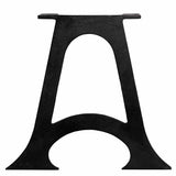 Coffee Table Legs 2 pcs with Arched Base A-Frame Cast Iron 245430