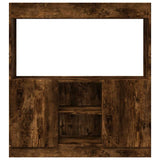 Highboard Smoked Oak 92x33x100 cm Engineered Wood 855128