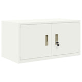 Storage Cabinet White 80 x 40 x 40 cm Steel 891675