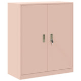 Storage Cabinet 2 pcs Pink 90 x 40 x 175 cm Steel Lockable 3438718