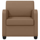 Armchair Cappuccino Faux Leather 42043432