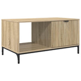 Coffee Table Sonoma Oak 90 x 49 x 46 cm Engineered Wood 883446