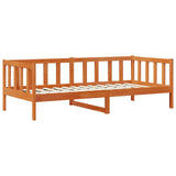 Day Bed Set 3 pcs Wax Brown Solid Pine Wood 3422712
