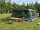 Family Tent Army Green 420 x 305 x 200 cm Polyester and Steel 42028500