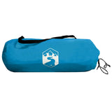 Backpacking Tent Blue 4-Person 185T Polyester with PU Coating 42017413