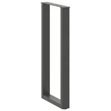 Bar Table Legs U-Shaped 2 pcs Anthracite 50x cm Steel 4013234