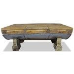 ZNTS Coffee Table Mixed Recycled Wood 90x50x35 cm 244500