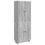 Cabinet Set 2 pcs Grey Sonoma 66 x 34.5 x 90 cm Engineered Wood 3416364