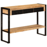 Console Table 110x30x76 cm Solid Wood Mango 348159