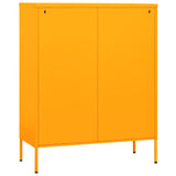 Storage Cabinet Mustard Yellow Steel Medium Storage Cabinet 336137
