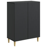 Sideboard Black 66 x 34.5 x 90 cm Engineered Wood 894586