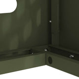 Air Conditioner Cover Olive green 90 x 40 x 60 cm Steel 865893