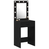 Dressing Table Black Oak 50 x 41 x 135 cm Engineered Wood 865038