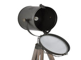 Floor Lamp with Adjustable Tripod for Living Room Bedroom, Vintage Spotlight Reading Lamp with Wood T3398P342225