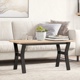 Coffee Table Legs Y-Frame 80x40x43 cm Steel 357924