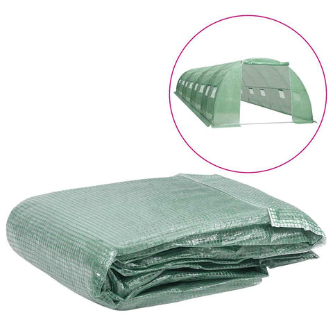 Greenhouse Replacement Cover 400x800x200 cm Green 316446