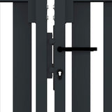 Double Door Fence Gate Steel 300x150 cm Anthracite 146353