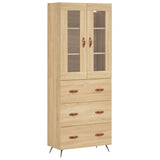 Highboard Sonoma Oak 69.5x34x180 cm Engineered Wood 3198380