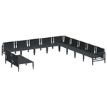 Garden Sofa Set Anthracite Steel 3379000