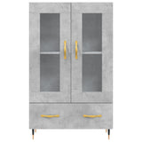 Highboard Concrete Grey 69.5x31x115 cm Engineered Wood 828280