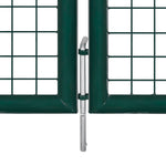 Double Door Fence Gate Powder-Coated Steel 142025