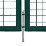 Double Door Fence Gate Powder-Coated Steel 142025