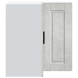 Kitchen Wall Corner Cabinet "Porto" Concrete Grey Engineered Wood 854101