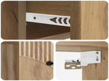 Wall-Mounted Bedside Cabinet 2 pcs Artisan Oak Engineered Wood 898954