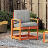 Garden Chair Wax Brown 62x56x77 cm Solid Wood Pine 844662