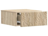 Wall-Mounted Bedside Cabinet 2 pcs Sonoma Oak 49 x 34.5 x 20 cm 898790