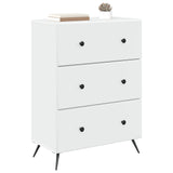 Drawer Cabinet White 66 x 34.5 x 90 cm Engineered Wood 895525
