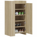 ZNTS Shoe Cabinet Sonoma Oak 52x37.5x100 cm Engineered Wood 848439