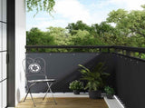 Balcony Screen with Eyelets Anthracite 42032640