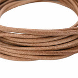 Leather Cord Brown 5 mm x 50 m Leather 42022032