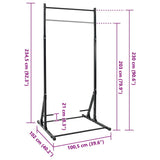 Pull-Up Bar Station Manual Black 100.5 x 102 x 234.5 cm 42002572