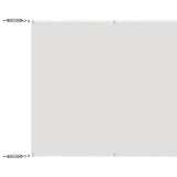 Vertical Awning White 100x1000 cm Oxford Fabric 148162