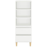Highboard White 40x36x110 cm Engineered Wood 821236