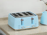 Kettle and Toaster Set, 1.7L 3000W Fast Boil Jug Kettle, 4 Slice Toaster with 7 Level Browning T3398P378856