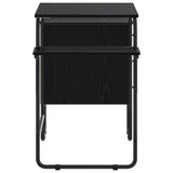 Desk with Storage Black Oak 120 x 50 x 75 cm 8007996