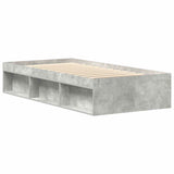 Bed Frame without Mattress Concrete Grey 75x190 cm Small Single Small Single 3203848