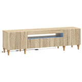 LED TV Cabinet Sonoma Oak Engineered Wood 896247