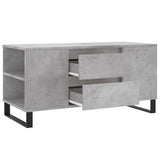 Coffee Table Concrete Grey 102x44.5x50 cm Engineered Wood 831008
