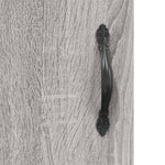 Highboard Grey Sonoma 69.5x34x180 cm Engineered Wood 3198631