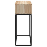 Console Table 80x30x75 cm Engineered Wood and Iron 352105