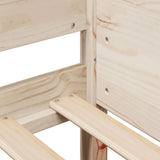 Bed Frame without Mattress 90x200 cm Solid Wood Pine 850914