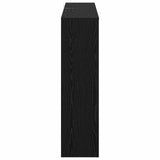 Electric Fireplace Black Oak 100 x 24.5 x 90 cm Engineered wood 8020761