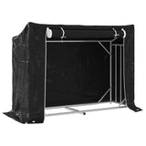 Firewood Rack with Rain Cover 151x60.5x110.5 cm Galvanised Steel 4104941